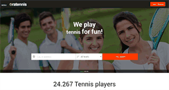 Desktop Screenshot of oratennis.com